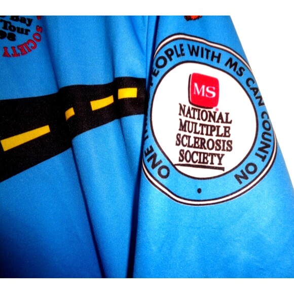 Bike Cycling Jersey National MS Multiple Sclerosis Society X Large Mens 1998 - Picture 3 of 7